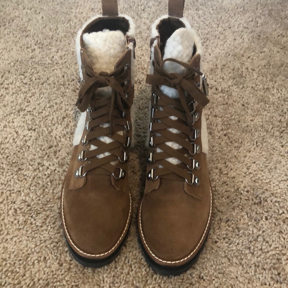 Steve Madden fur boots